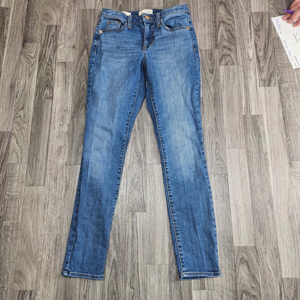 Universal Thread High Rise Skinny Jeans Womens 0/25R Blue Stretch Denim